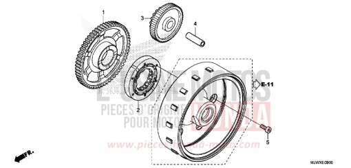 EMBRAYAGE DE DEMARRAGE CB500XAJ de 2018